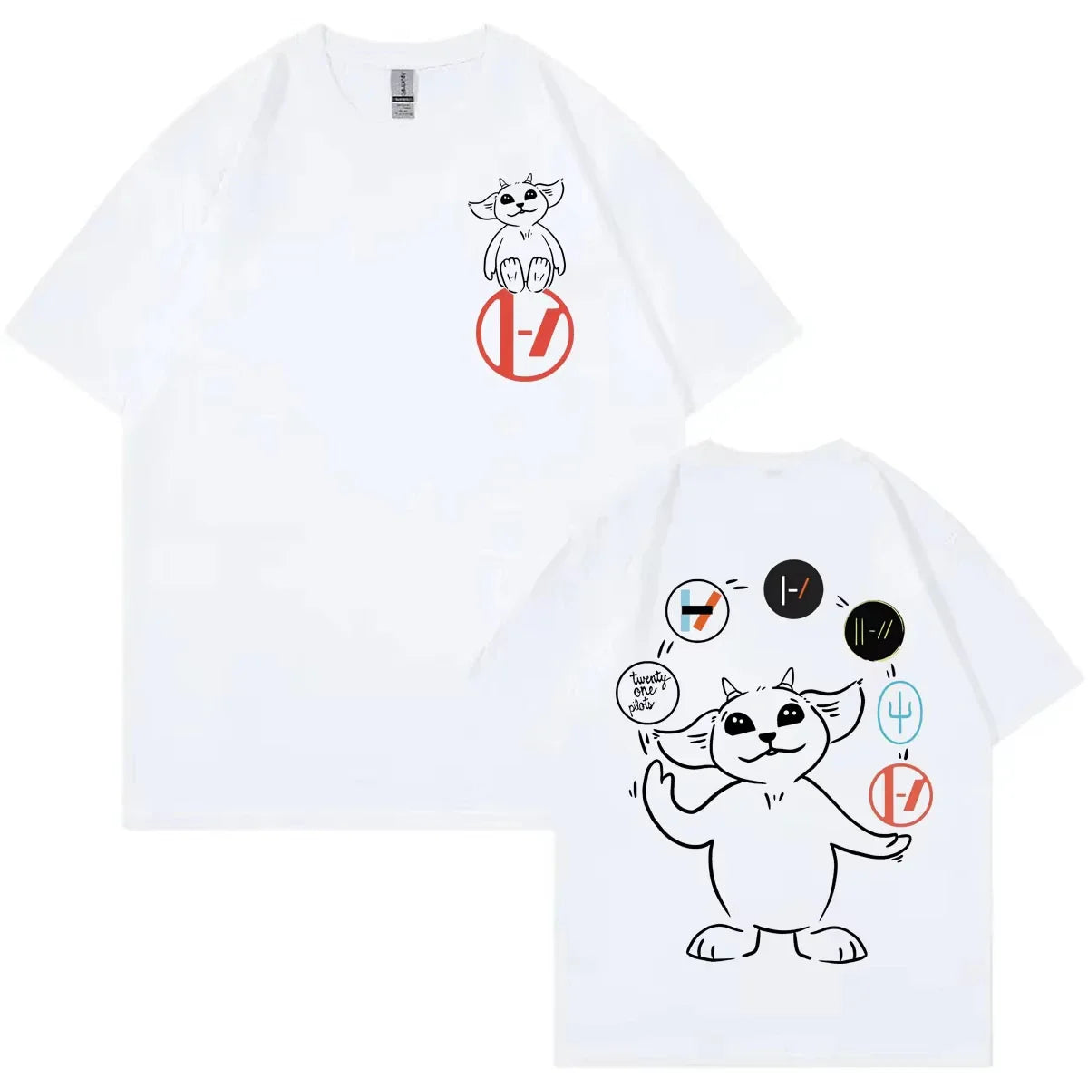 Oversized Casual Cotton T-Shirt Unisex Streetwear Hip Hop Rock Short Sleeve Loose Fit Fashion Tee