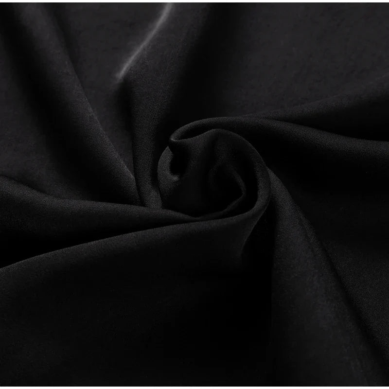 Elegant Satin Ribbon Party Dress for Women with Halter Neck and Backless Design, Sleeveless Solid Gown for Summer Events