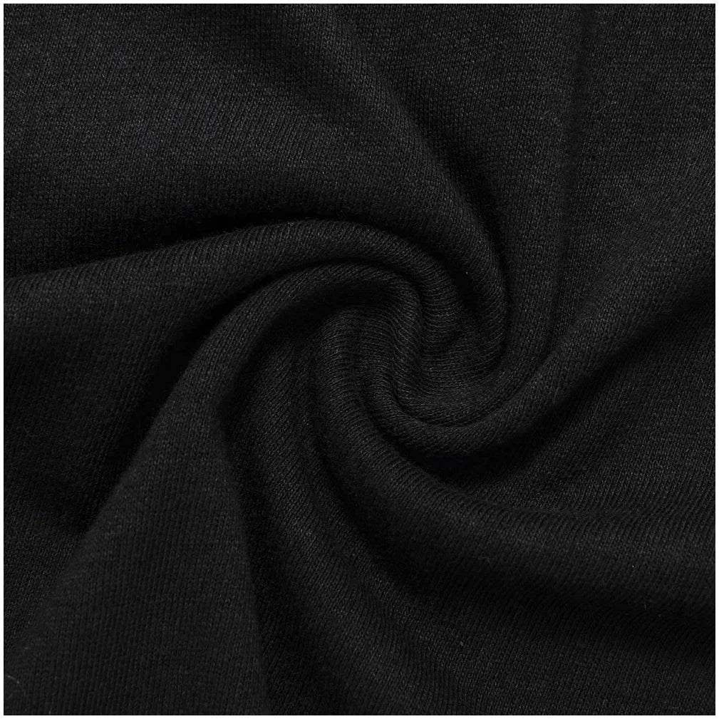 Unisex Cotton Appetite for Destruction Graphic T-Shirt Black Cool Hip Hop Streetwear Tee for Summer