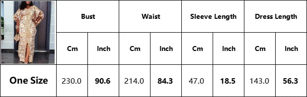 Elegant Muslim Party Dress Women Long V Neck Batwing Sleeve Sequined Loose Evening Gown for Birthdays and Special Occasions