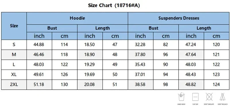 Slim Fit Wrap Two Piece Set for Women with V Neck Hooded Sweatshirt and Hip Vest Dress Casual Suspenders Dressy Outfit in Solid Color