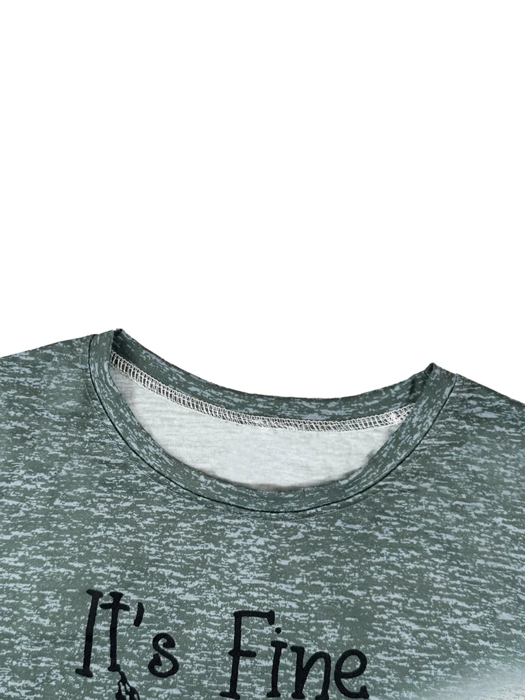 Women's Casual Cat Print Crew Neck Long Sleeve T-Shirt Soft Cotton Blend for Spring and Fall