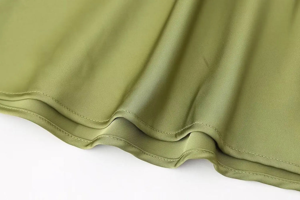 Asymmetrical Tie-Dye Gradient Satin Dress for Women Long Dress Street Style Fashion Summer Elegant Wear