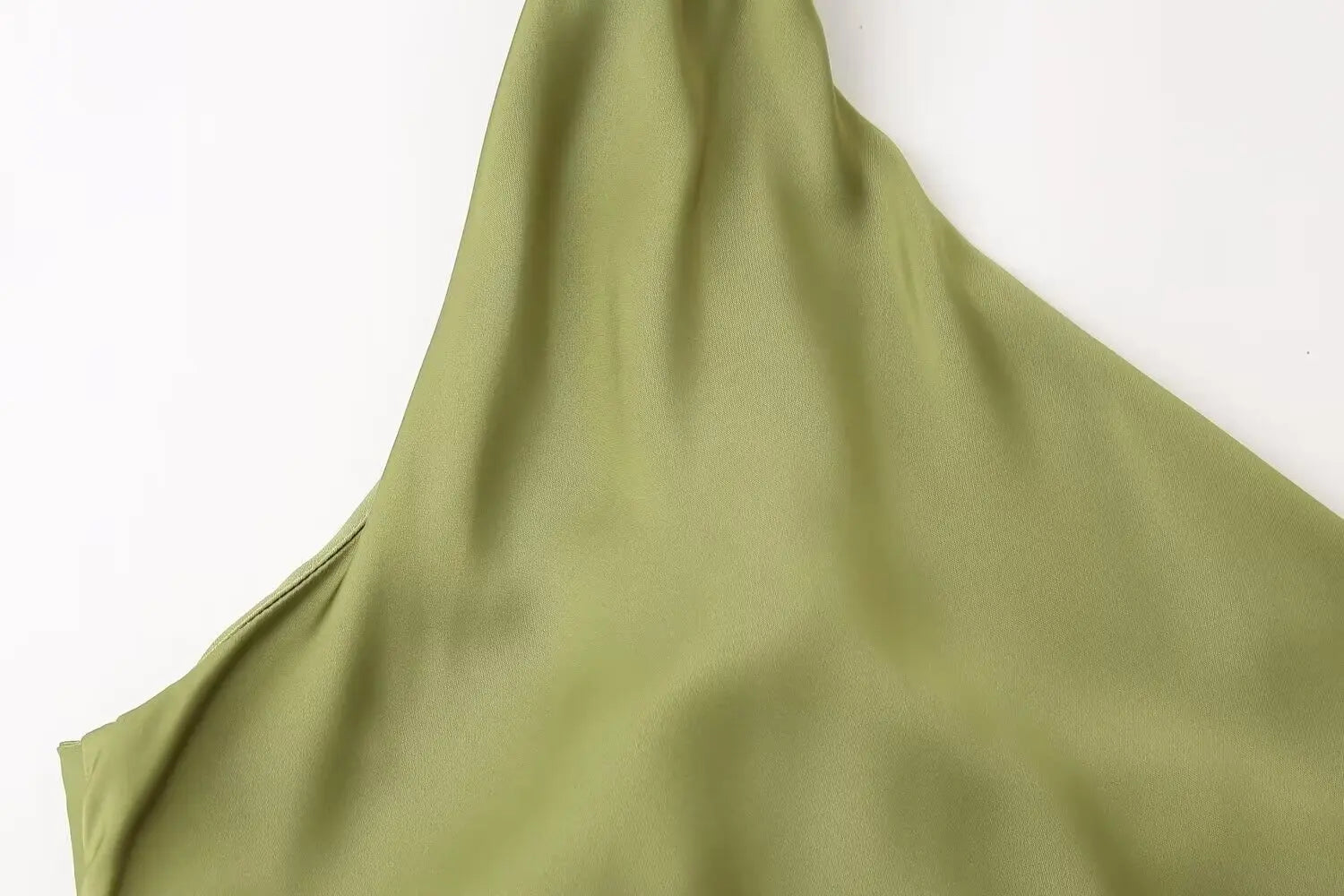 Asymmetrical Tie-Dye Gradient Satin Dress for Women Long Dress Street Style Fashion Summer Elegant Wear