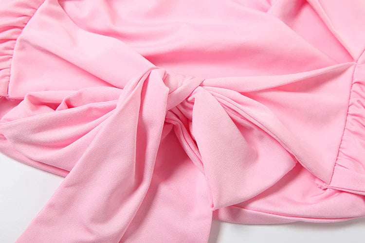 Women's Sexy 2 Piece Set Halter Swing Collar Tank Top with Tiered Skirt Matching Beach Party Vacation Outfit Elegant Clubwear