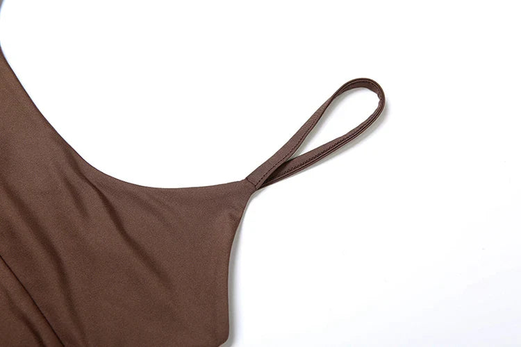 Elegant Backless Sundress with Fake Diamond Stickers and Floral Details for Sexy Summer Wear