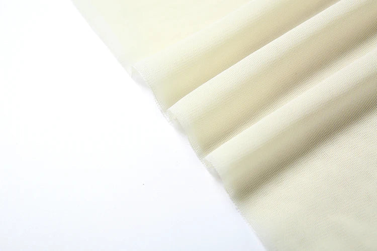 Elegant Mesh V-Neck Maxi Dress with Metal Buckle and Bodycon Fit for Summer Occasions