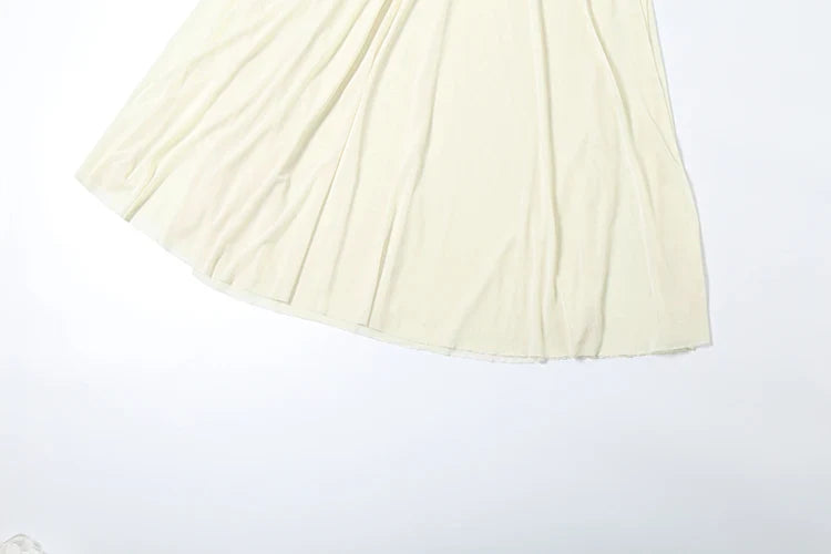 Elegant Mesh V-Neck Maxi Dress with Metal Buckle and Bodycon Fit for Summer Occasions