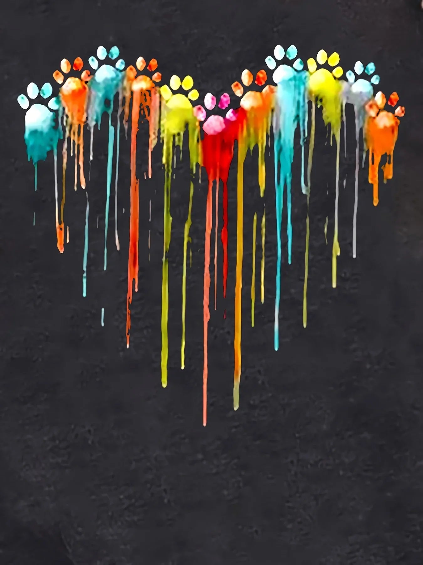 Heart Print Long Sleeve Sweatshirt for Women Black and White Dragonfly Base Top Casual Spring Autumn Tee