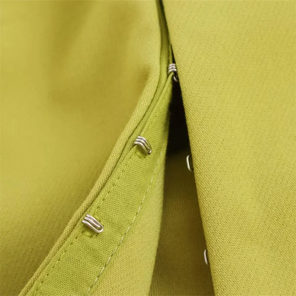 Chic Autumn Belted Suit Set with Elegant Niche Temperament Half Skirt for Stylish Layered Looks