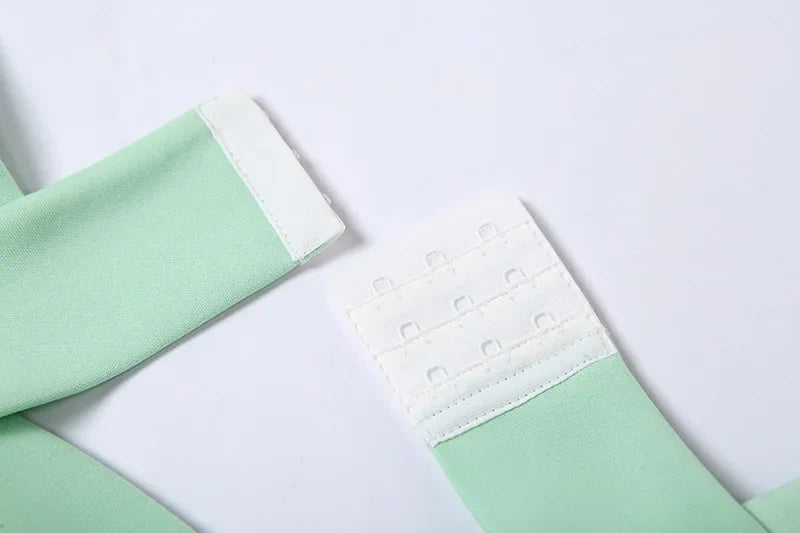 Elegant Solid Color Cutout Slim Sling Dress with Sexy Backless Design and Ruffle Details for Women