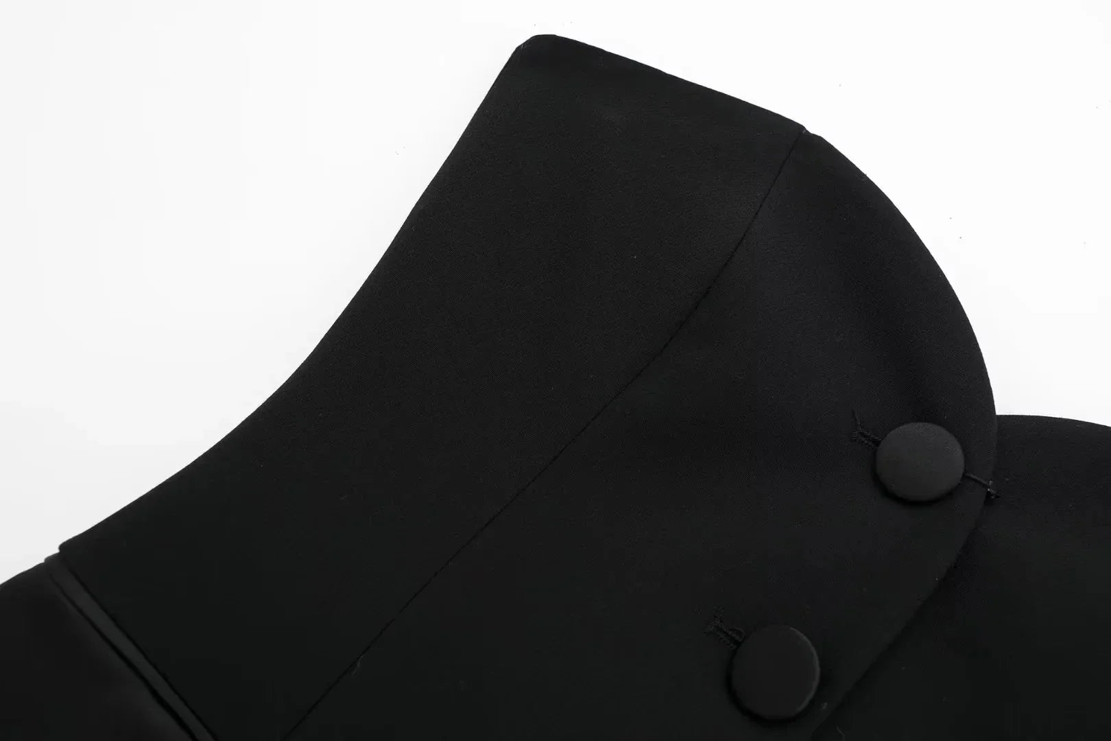 Casual Red Tube Top and Slim Slit Shorts Set for Women with Front Button Corset Detail Summer Office Lady Outfit