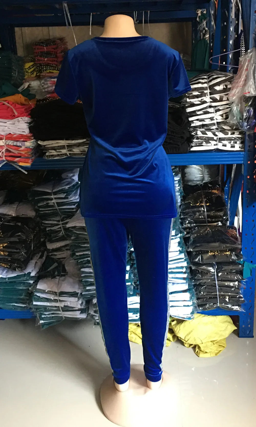 Velvet Two Piece Set for Women Plus Size African Inspired Autumn Winter Fashion Suit High Quality Stylish African Dress Ensemble