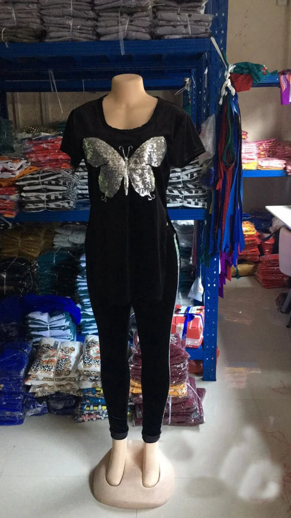 Velvet Two Piece Set for Women Plus Size African Inspired Autumn Winter Fashion Suit High Quality Stylish African Dress Ensemble