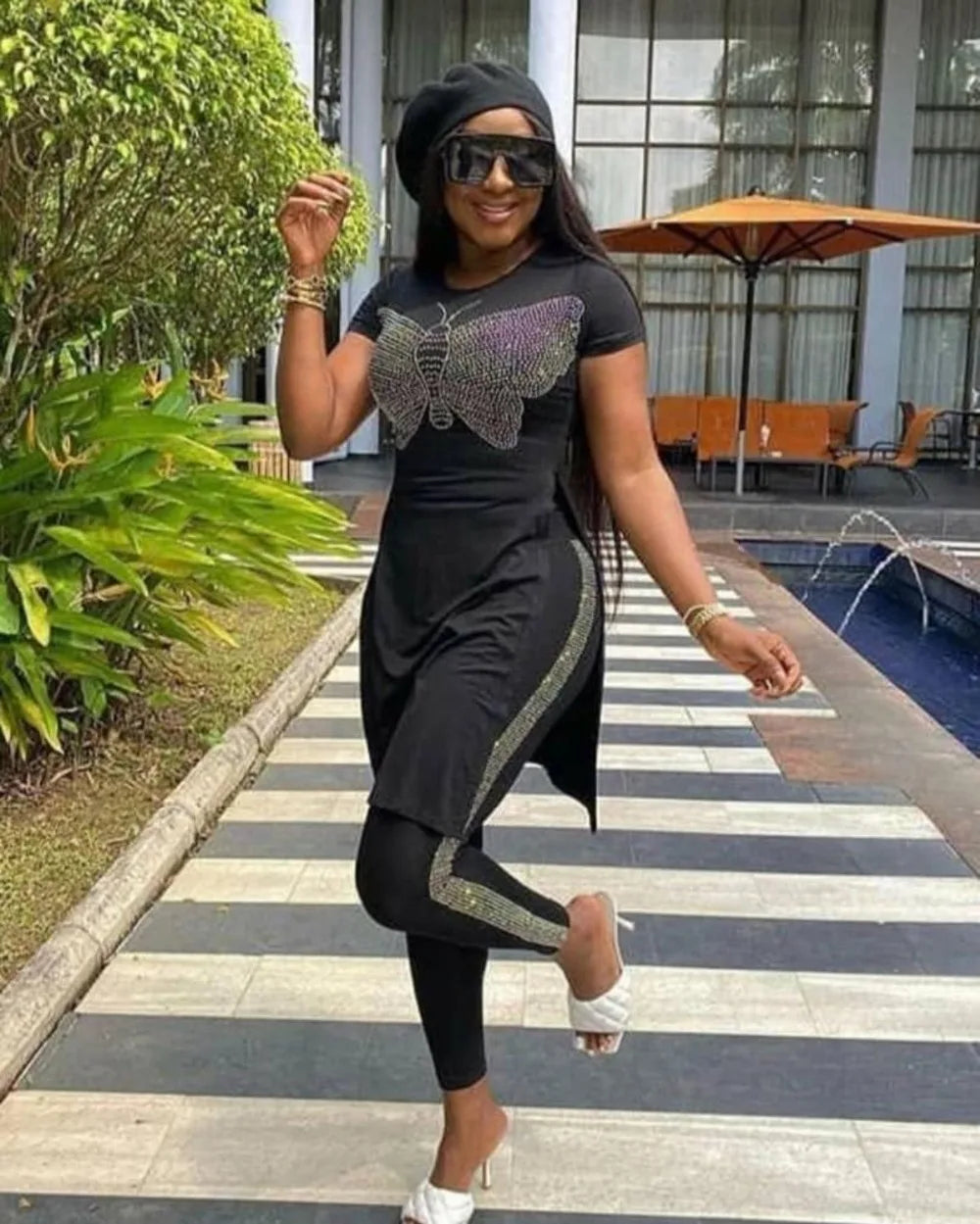 Velvet Two Piece Set for Women Plus Size African Inspired Autumn Winter Fashion Suit High Quality Stylish African Dress Ensemble