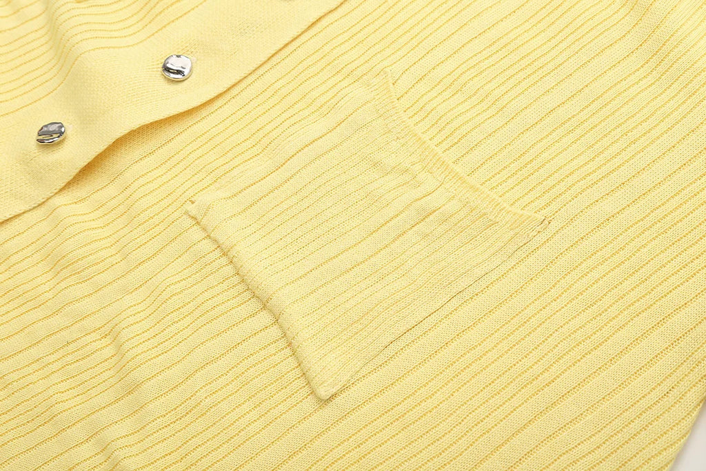 Elegant Winter Knitted Dress for Women with Ruffles and Long Sleeves, Chic Single-Breasted Long Sweater Dress for Party and Casual Wear