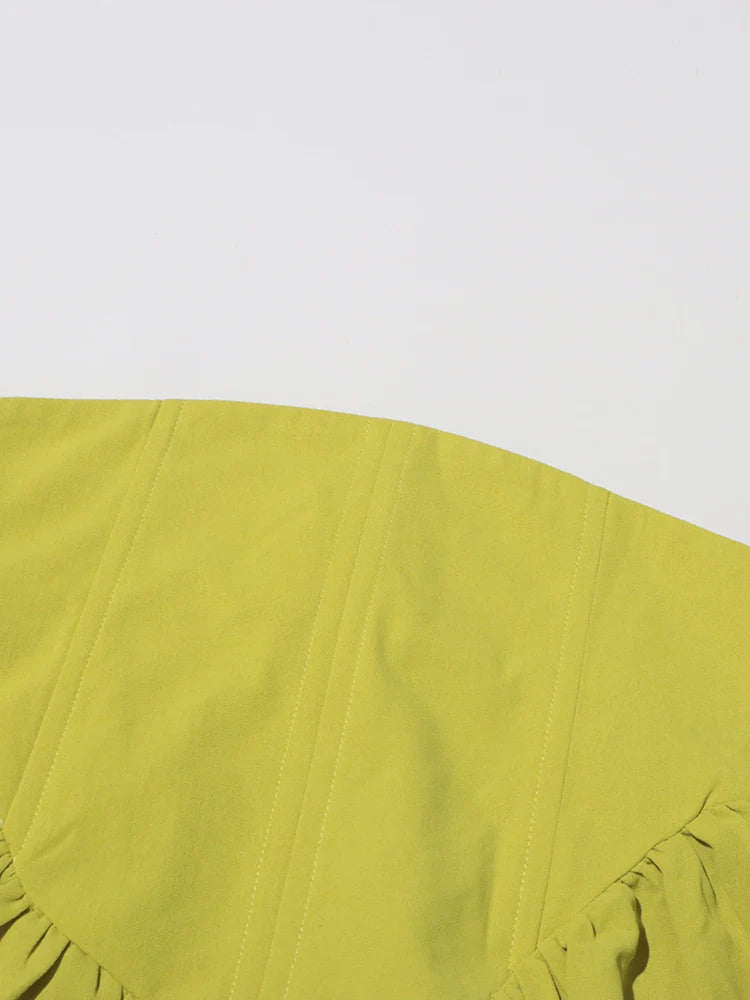 Elegant Two Piece Set for Women Long Sleeve Round Neck Top with High Waist Pleated Skirt Chic and Sophisticated Solid Color Outfit