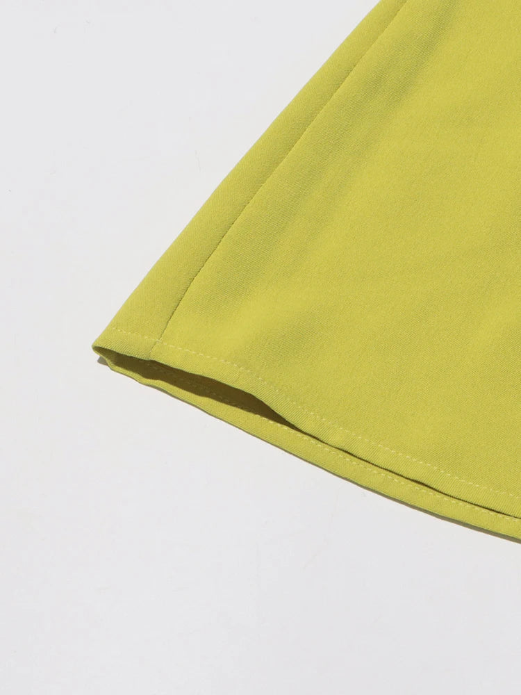 Elegant Two Piece Set for Women Long Sleeve Round Neck Top with High Waist Pleated Skirt Chic and Sophisticated Solid Color Outfit