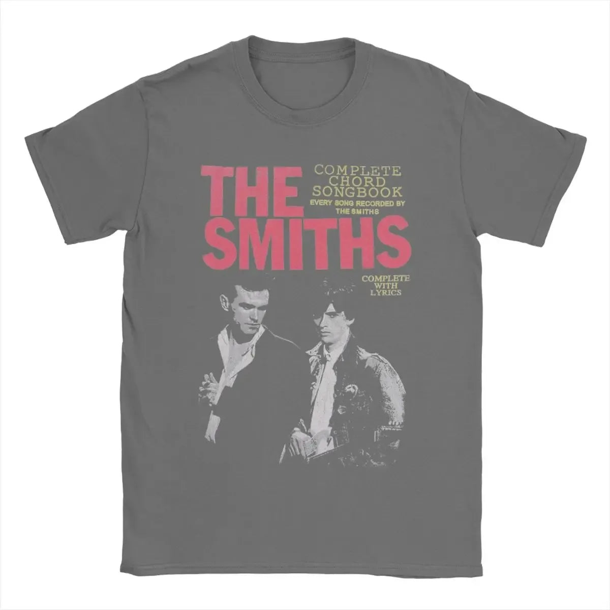 The Smiths Vintage Print Oversized Cotton T-Shirt Unisex Short Sleeve Hip Hop Rock Band Streetwear Tee