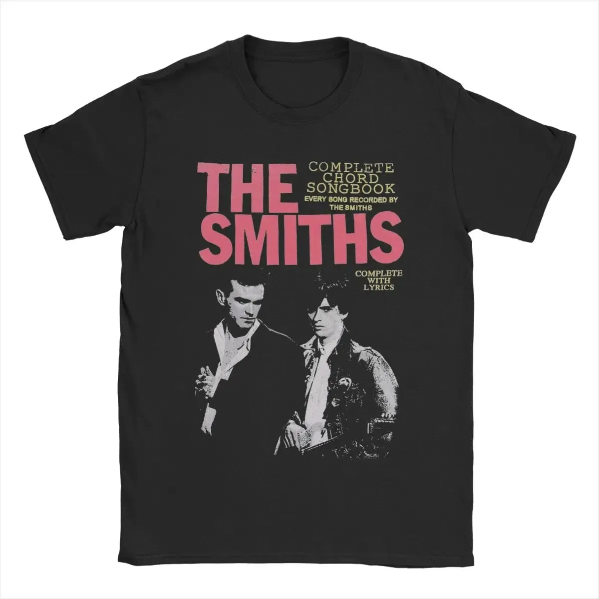 The Smiths Vintage Print Oversized Cotton T-Shirt Unisex Short Sleeve Hip Hop Rock Band Streetwear Tee