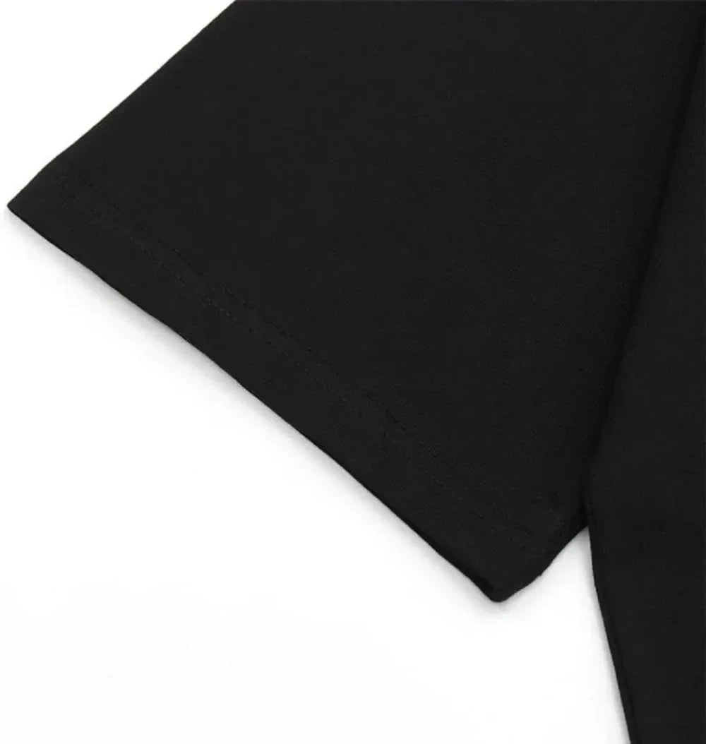 Sevika Arcane Anime Graphic T-Shirt Cotton Short Sleeve Harajuku Style Tee for Men and Women