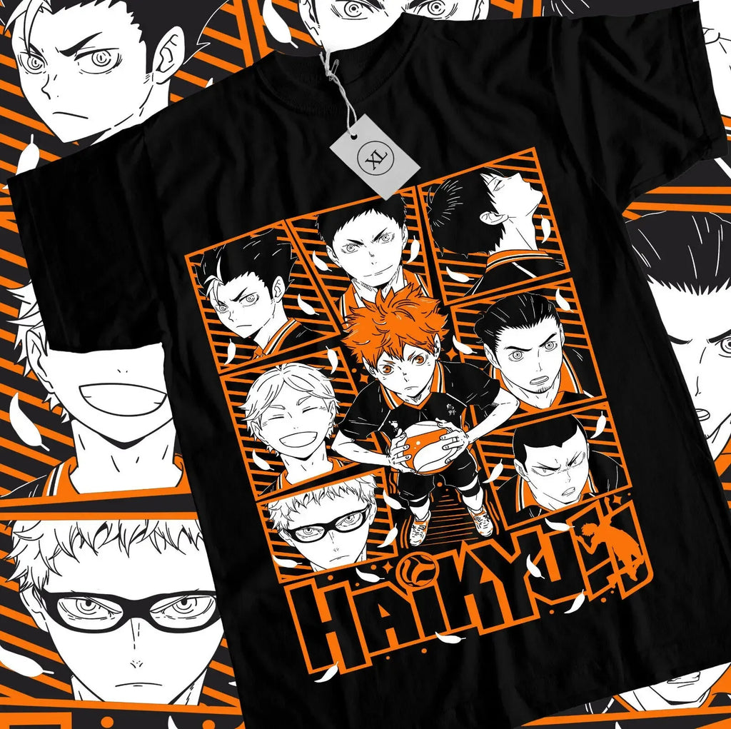 Summer Women's Short Sleeve Anime T-Shirt Haikyuu Volleyball Kuroo Tetsurou Kozume Kenma Graphic Tee All Sizes