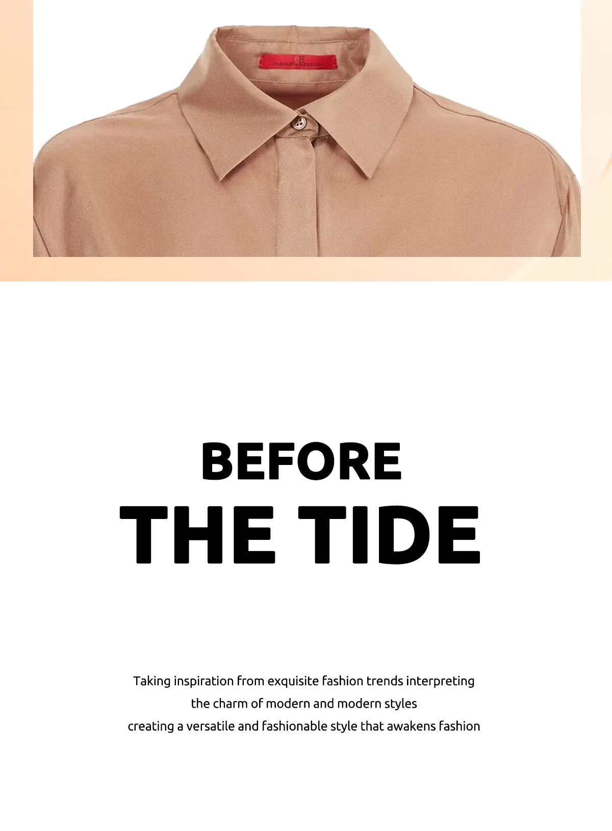 Women's Long Sleeve Khaki Shirt and Casual Business Pants Set Autumn Stylish Office Wear