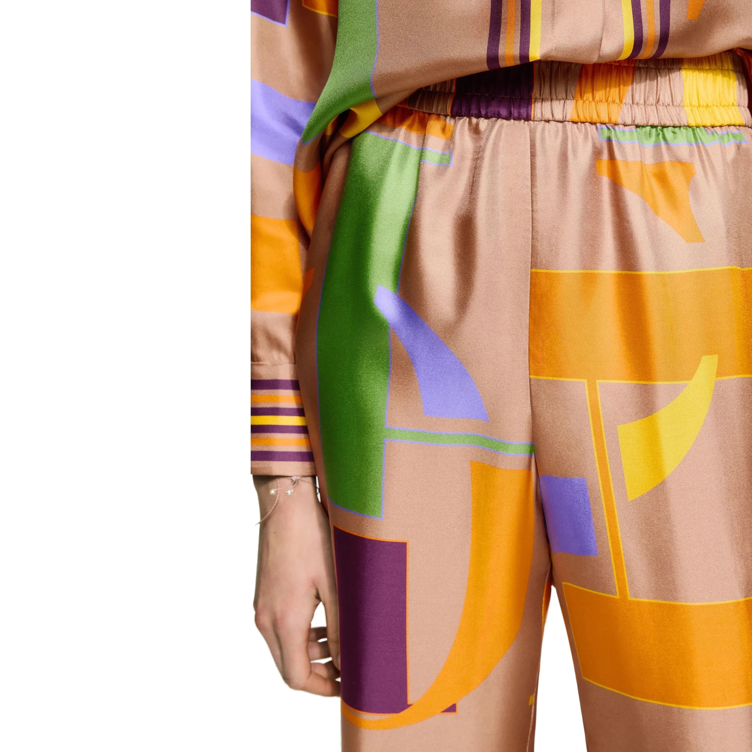 Women's Long Sleeve Khaki Shirt and Casual Business Pants Set Autumn Stylish Office Wear