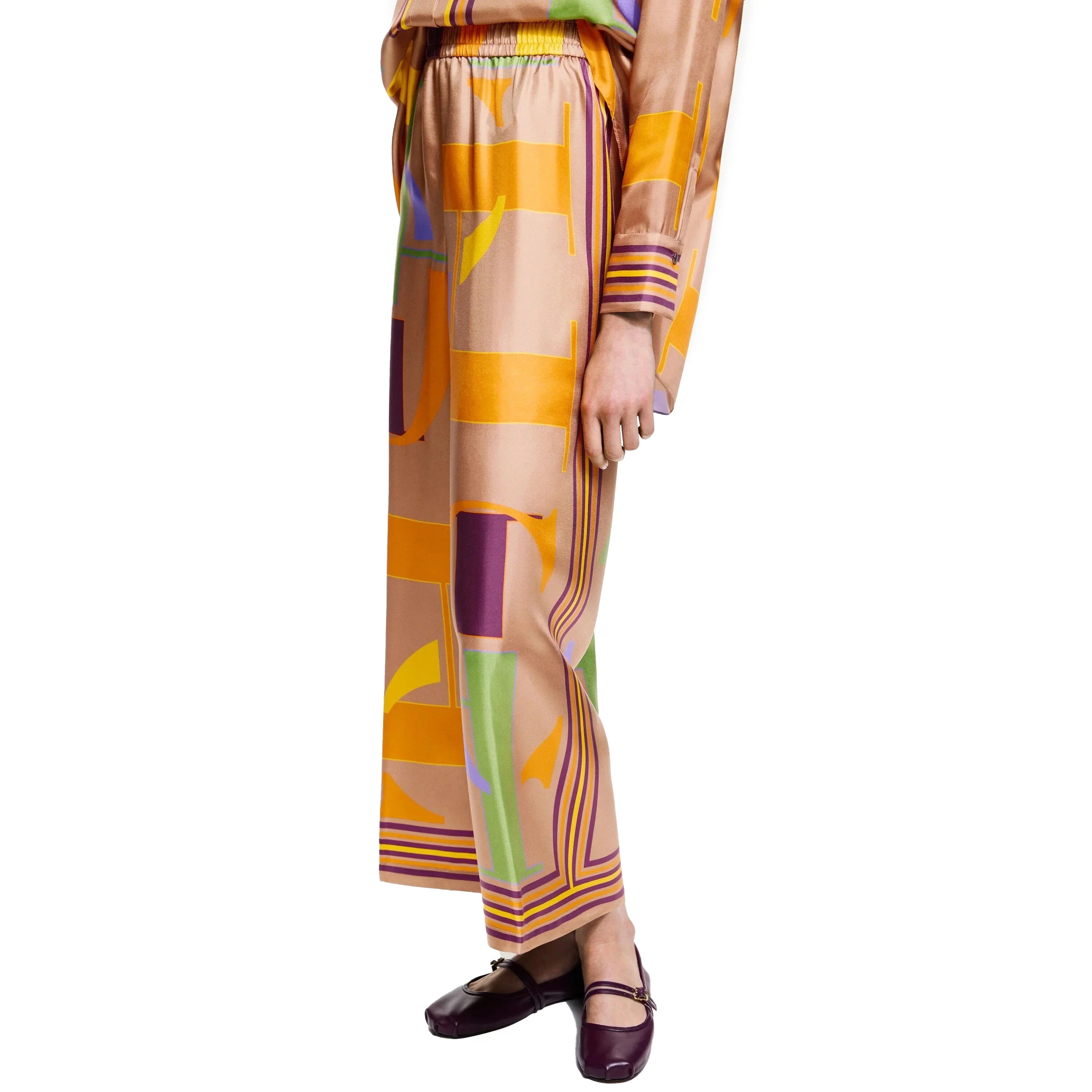 Women's Long Sleeve Khaki Shirt and Casual Business Pants Set Autumn Stylish Office Wear