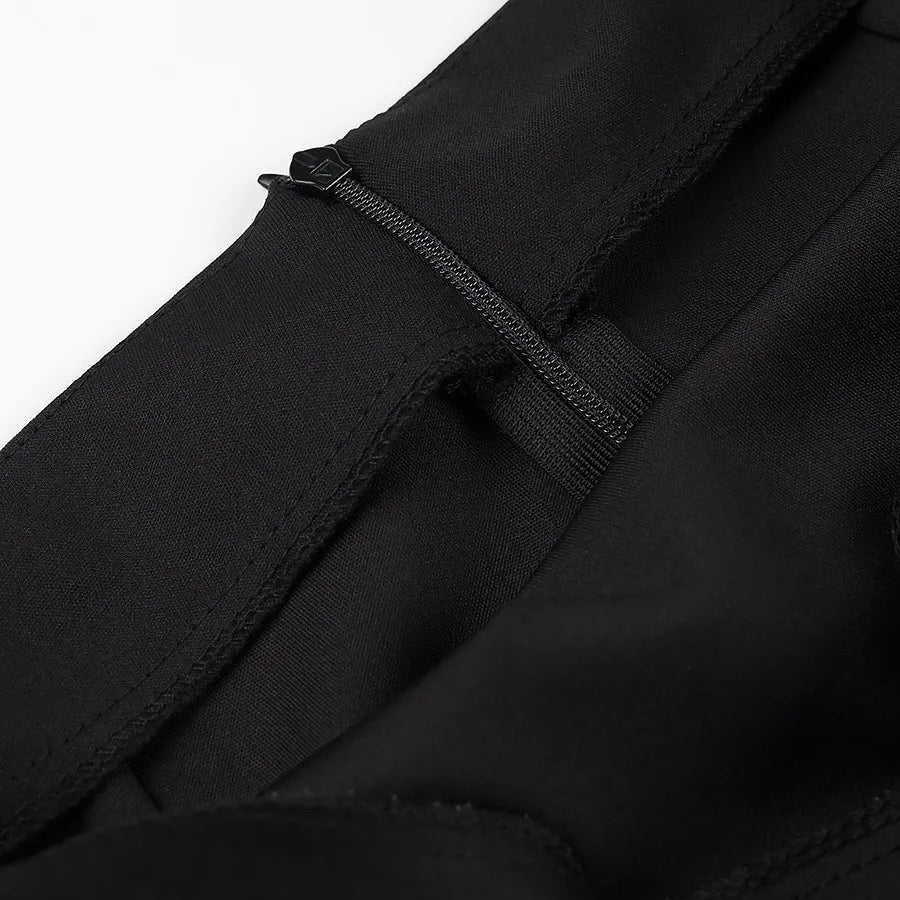 Women's 3D Golden Rose Asymmetric Vest and Skirt Set with Hollow O-Neck Cropped Top and High Waist Hidden Zip Skirt Summer Chic Ensemble