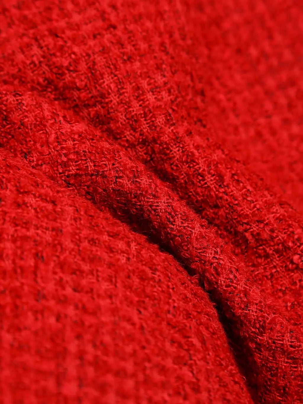 Women Textured Double Breasted Blazer and High Waist Skirt Set with O-Neck Jacket, Front Pockets, Side Slit, and Hidden Zip Closure for Chic Fall Fashion