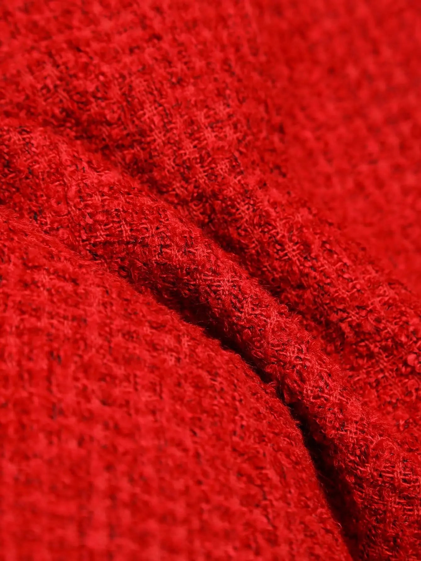 Women Textured Double Breasted Blazer and High Waist Skirt Set with O-Neck Jacket, Front Pockets, Side Slit, and Hidden Zip Closure for Chic Fall Fashion