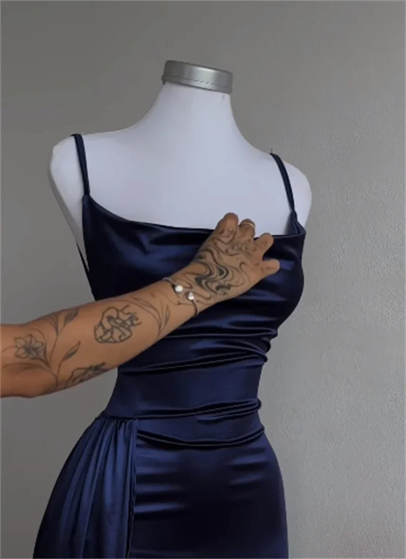 Y2K Backless Sleeveless Long Dress for Women Summer Lace Up Swinging Collar Party Evening Slim Black Dress for Sexy Casual Occasions