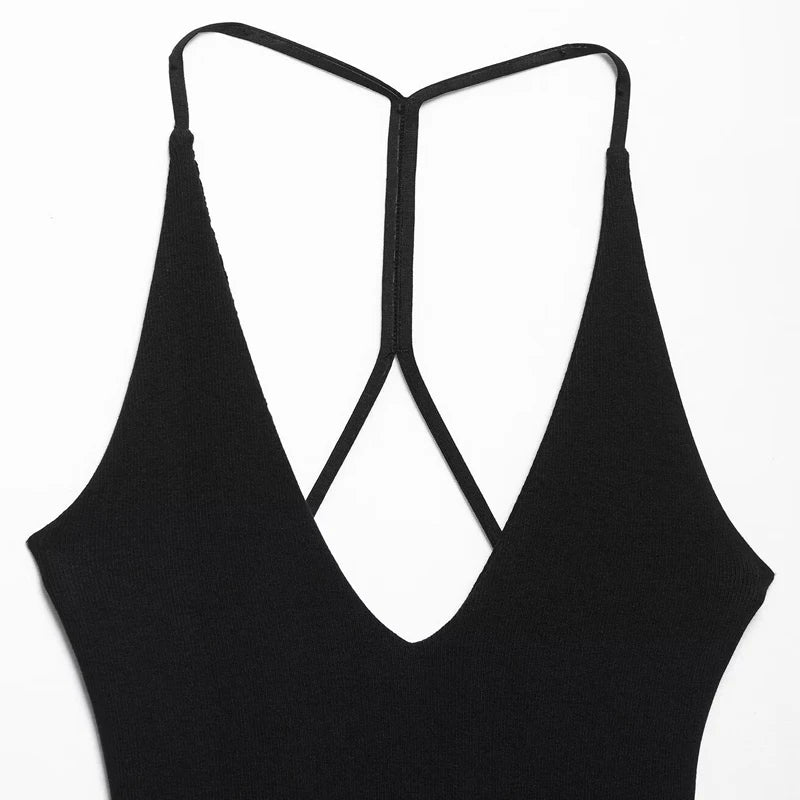 Chic Pink Halter Mini Dress with V Neck Ruffles Hem A Line Summer Ladies Party Wear