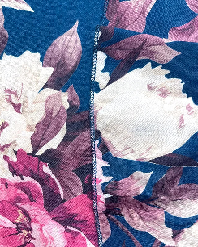 Women Sexy Spaghetti Strap Backless Crop Top With High Waist Ruffled Stitching Skirt Two-Piece Summer Vacation Printed Set