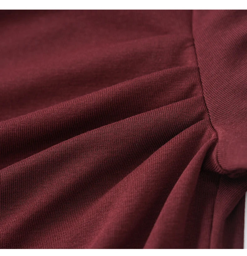 2Pcs Women's Long Sleeve Top and Half Skirt Set Vintage Elegant One Shoulder Chic Two Piece Outfit