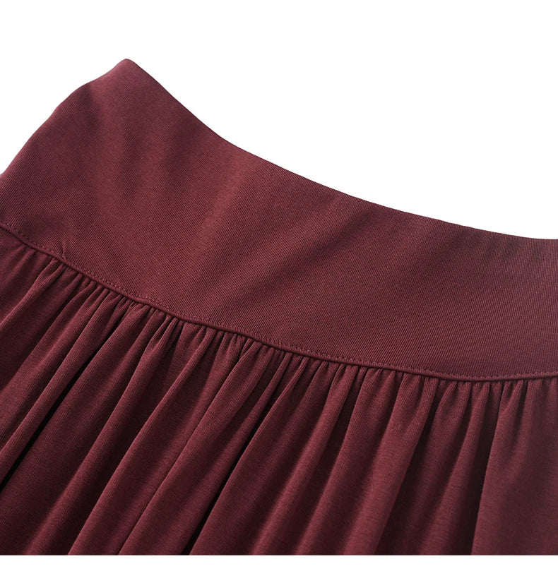 2Pcs Women's Long Sleeve Top and Half Skirt Set Vintage Elegant One Shoulder Chic Two Piece Outfit