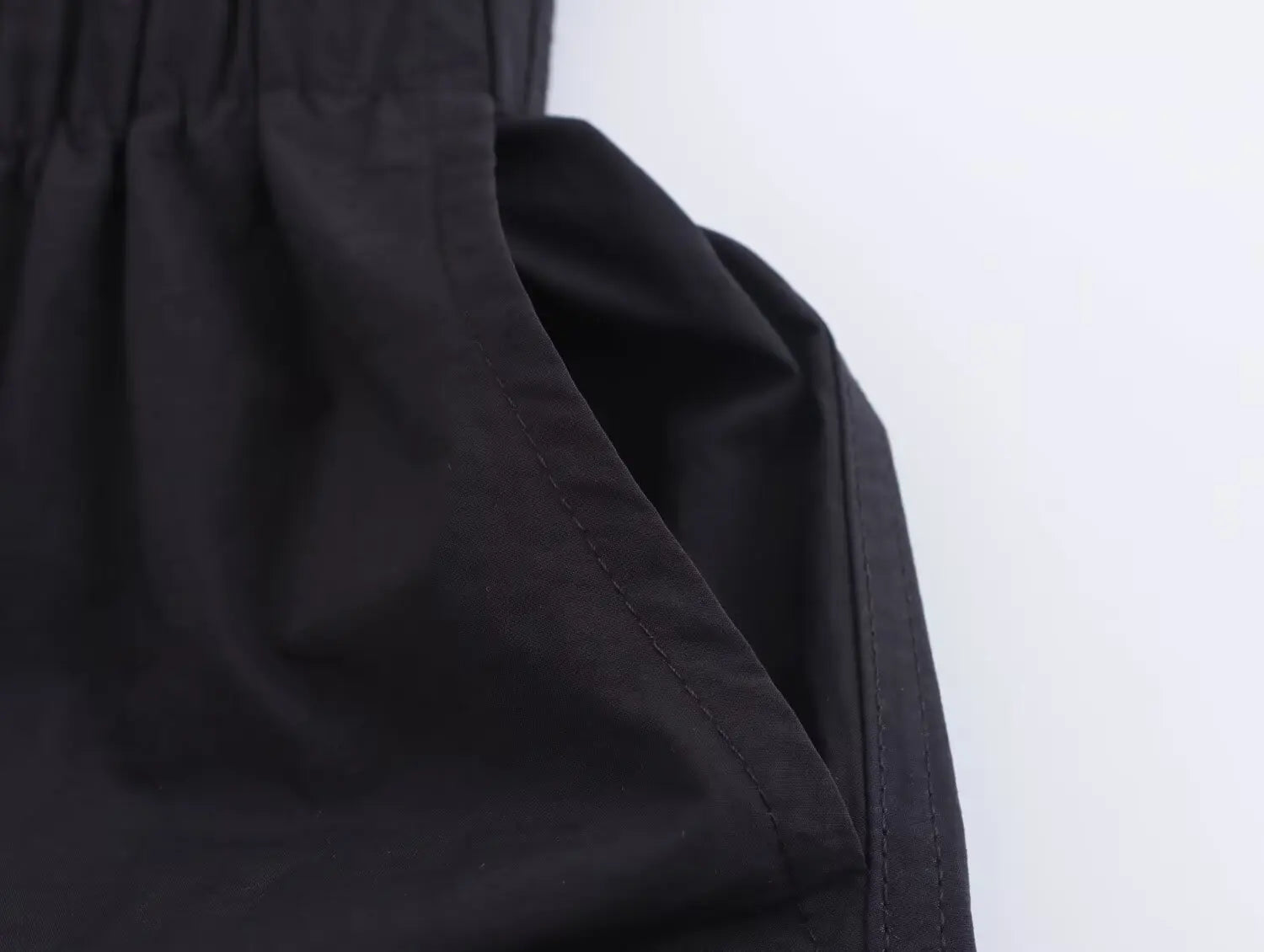 Elegant Solid Color Waist Midi Dress with Long Shirt Style and Side Pockets for Women