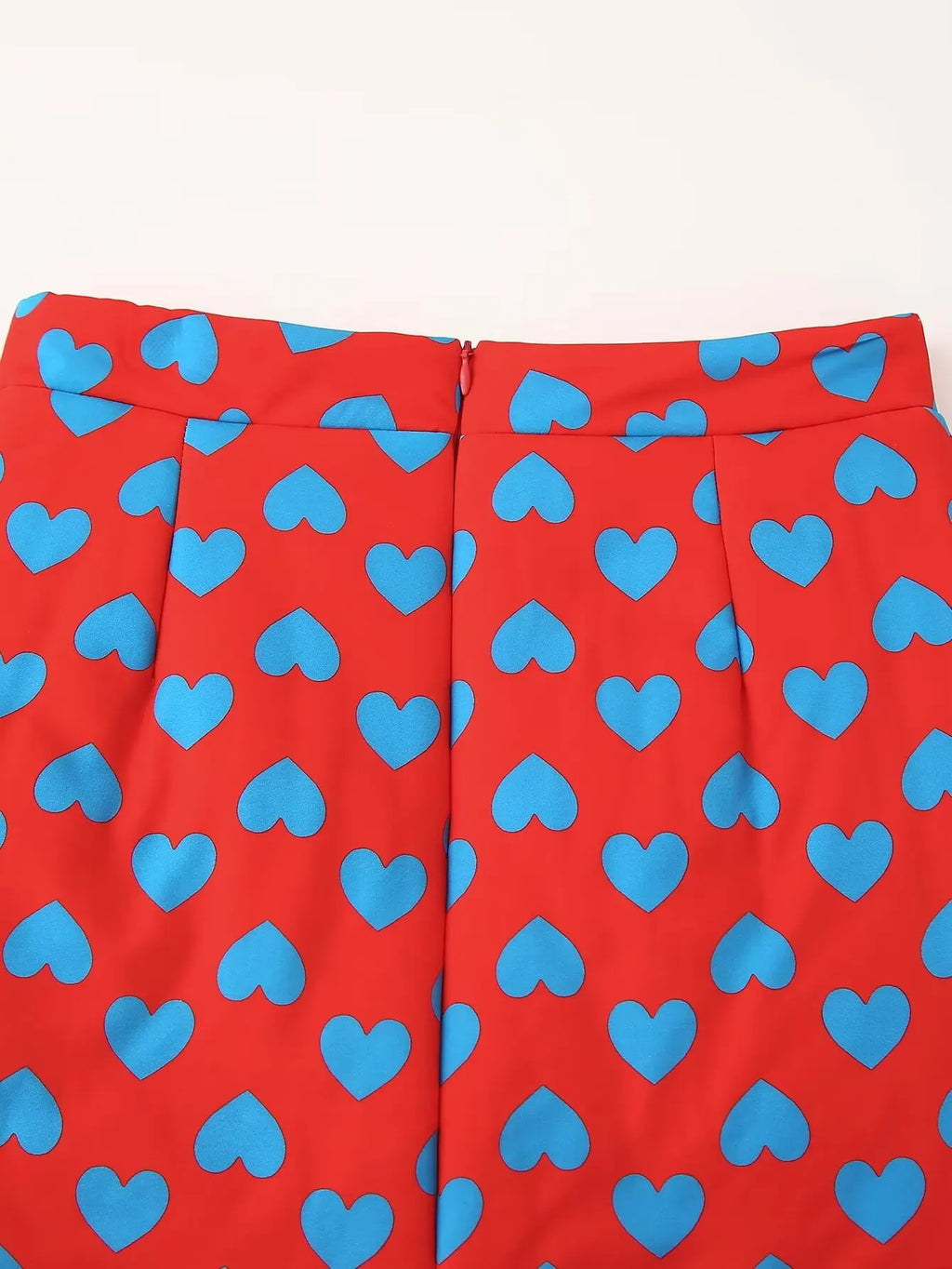 Love Print Cotton Coat With Matching Hip Skirt Set For Women Elegant Casual Two-Piece Outfit