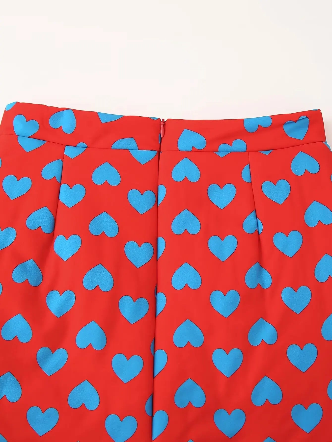 Love Print Cotton Coat With Matching Hip Skirt Set For Women Elegant Casual Two-Piece Outfit