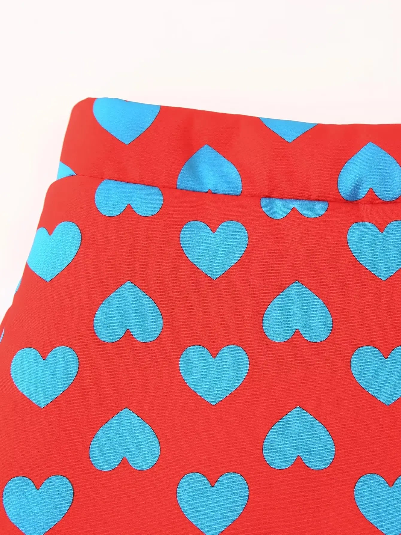 Love Print Cotton Coat With Matching Hip Skirt Set For Women Elegant Casual Two-Piece Outfit