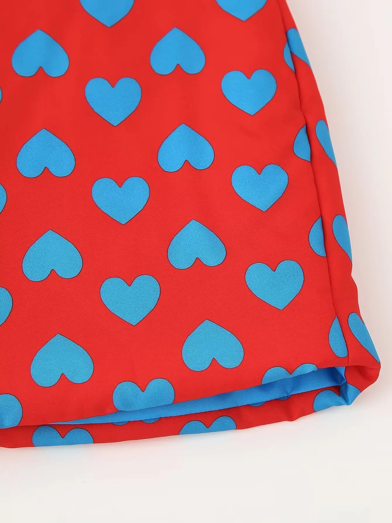 Love Print Cotton Coat With Matching Hip Skirt Set For Women Elegant Casual Two-Piece Outfit