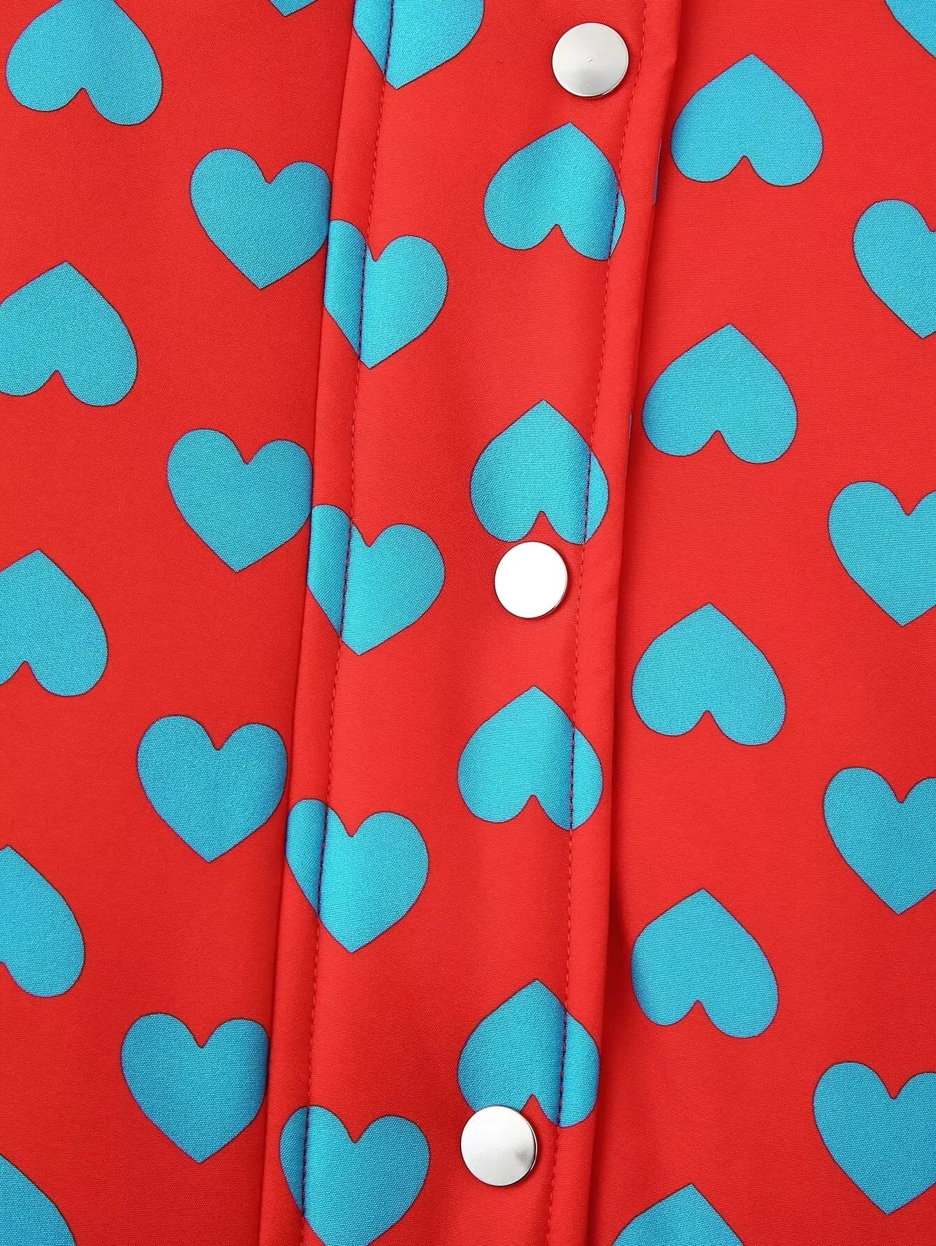 Love Print Cotton Coat With Matching Hip Skirt Set For Women Elegant Casual Two-Piece Outfit