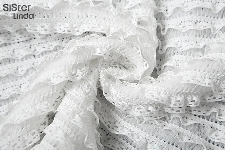 Sexy Elegant Two-Piece Set for Women Sleeveless Cross Wrapped Strapless Top with Bandage Skirt Vacation and Clubwear Matching Outfit