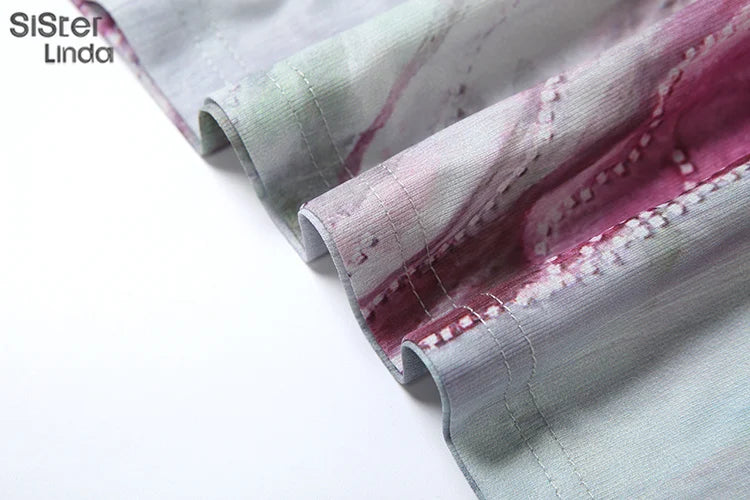 Autumn Release Junior Ankle-Length Sexy High Street Dress with Girl Printing, Slim Fit, Backless Fashion Robe