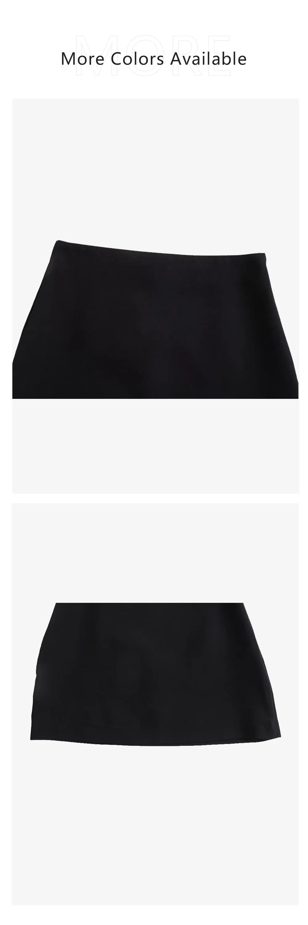 Button Decorated Slim Fit Tank Top with High Waist A-line Short Skirt Set for Women Spring Summer Casual Chic