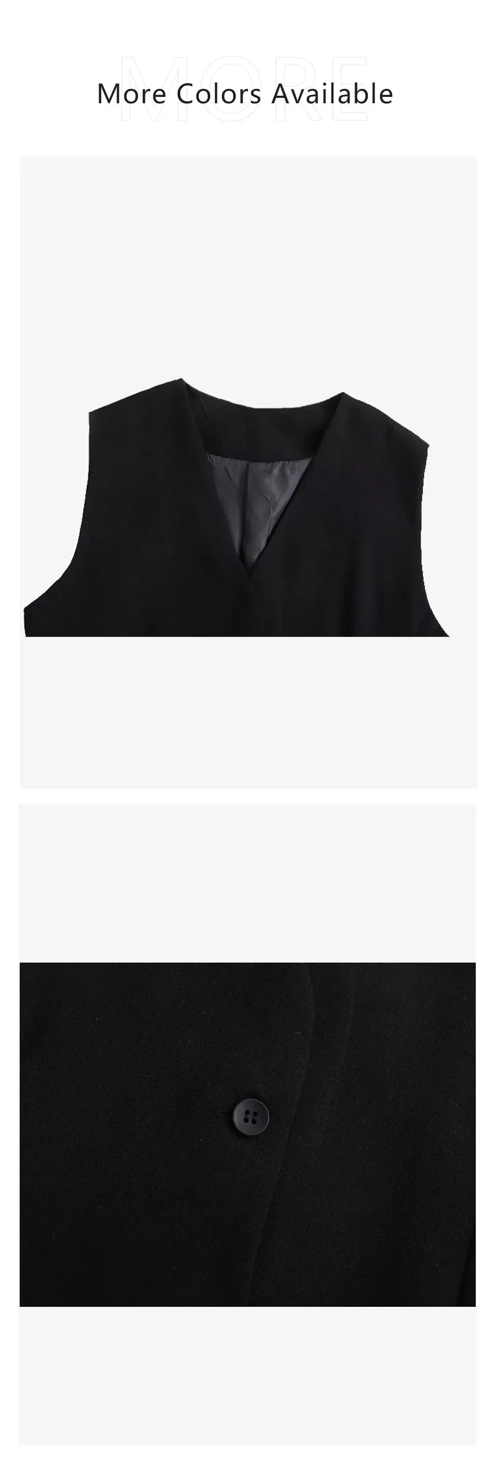 Button Decorated Slim Fit Tank Top with High Waist A-line Short Skirt Set for Women Spring Summer Casual Chic