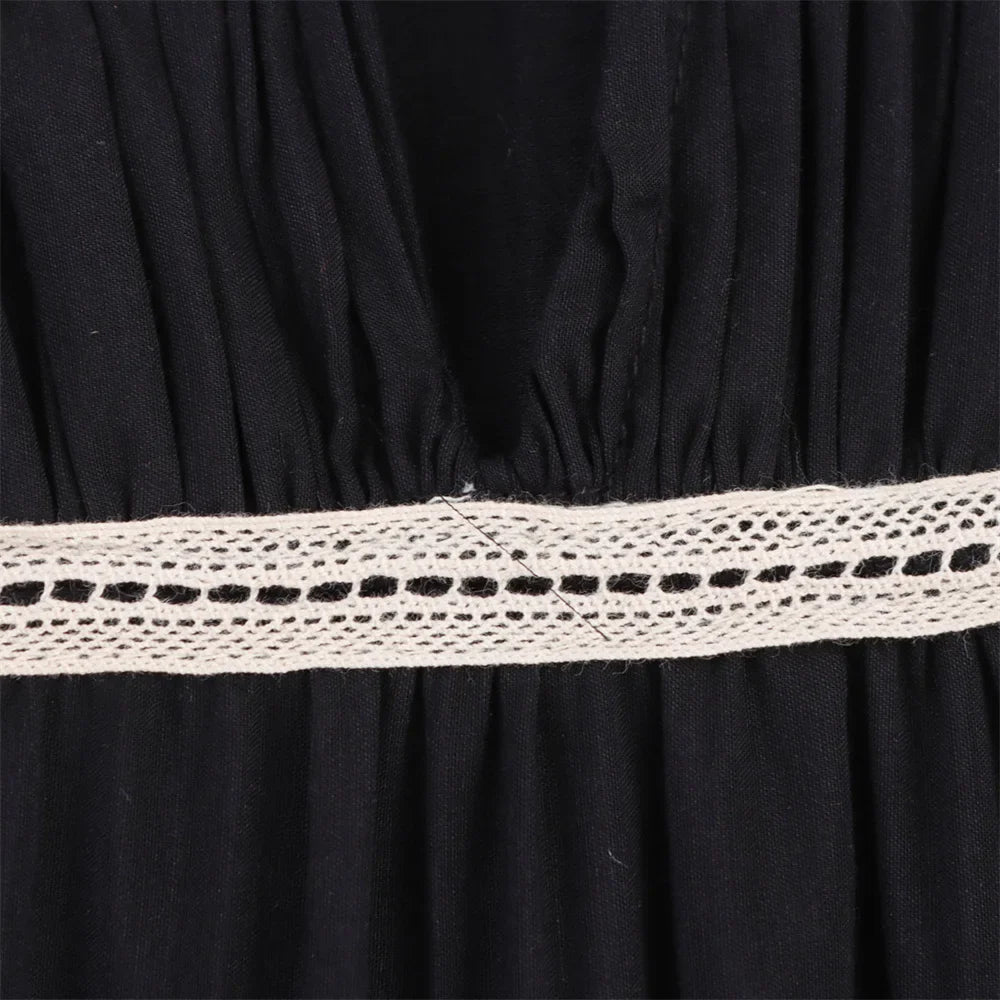 Women's Retro Casual Shirt with Contrasting Color Embroidery Elegant Spring Dress with Slim Fit and Timeless Temperament