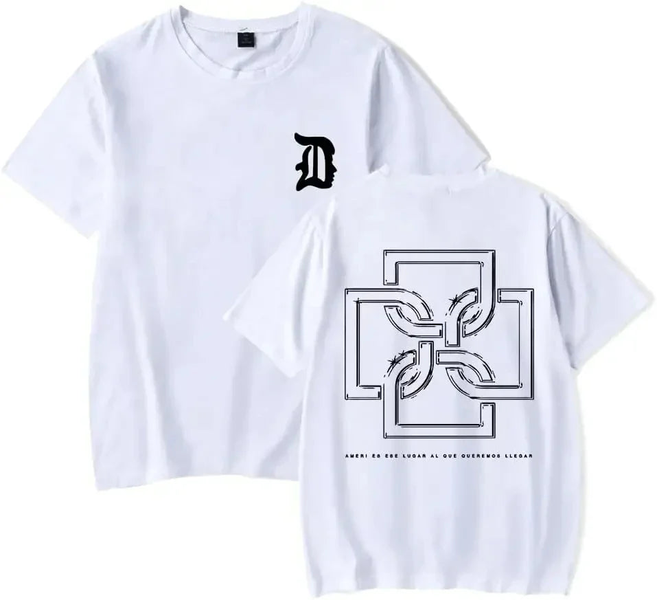 100% Cotton Casual Short Sleeve Printed T-Shirt for Men and Women Comfortable Streetwear Tee