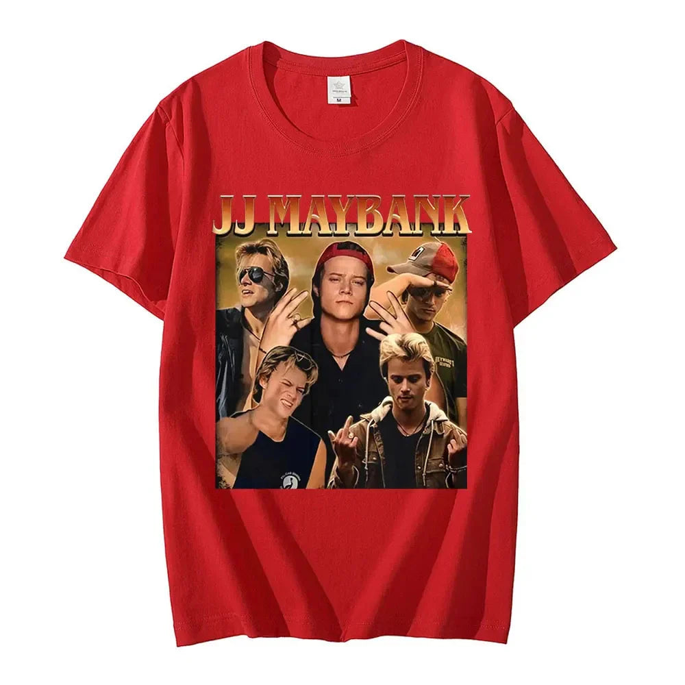 Outer Banks Inspired JJ Maybank Graphic T-Shirt Cotton Short Sleeve Summer Tee for Men and Women